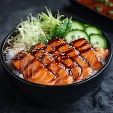 Teriyaki Salmon Sushi Bowl Recipe